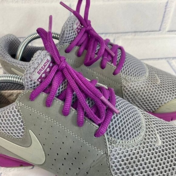 Nike In Season TR comfort memory foam walking shoes grey purple - Picture 2 of 12